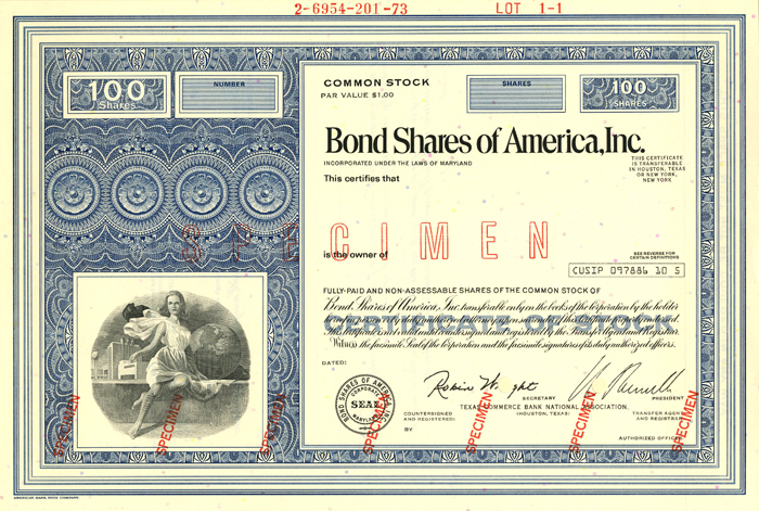Bond Shares of America, Inc